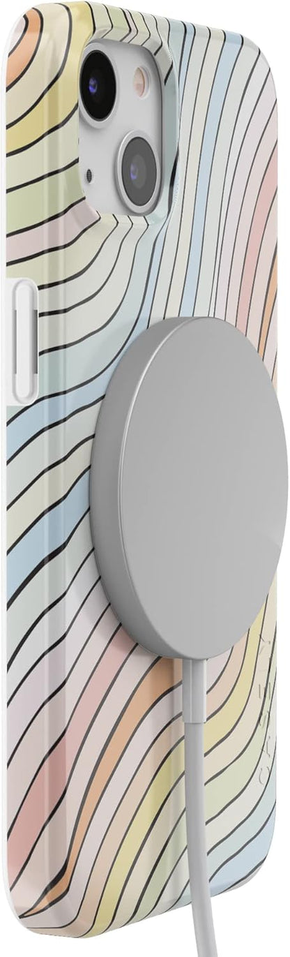 Casely iPhone 13 Case | Field of Flowers | Pastel Floral | Compatible with MagSafe | Classic Ultra Slim Design
