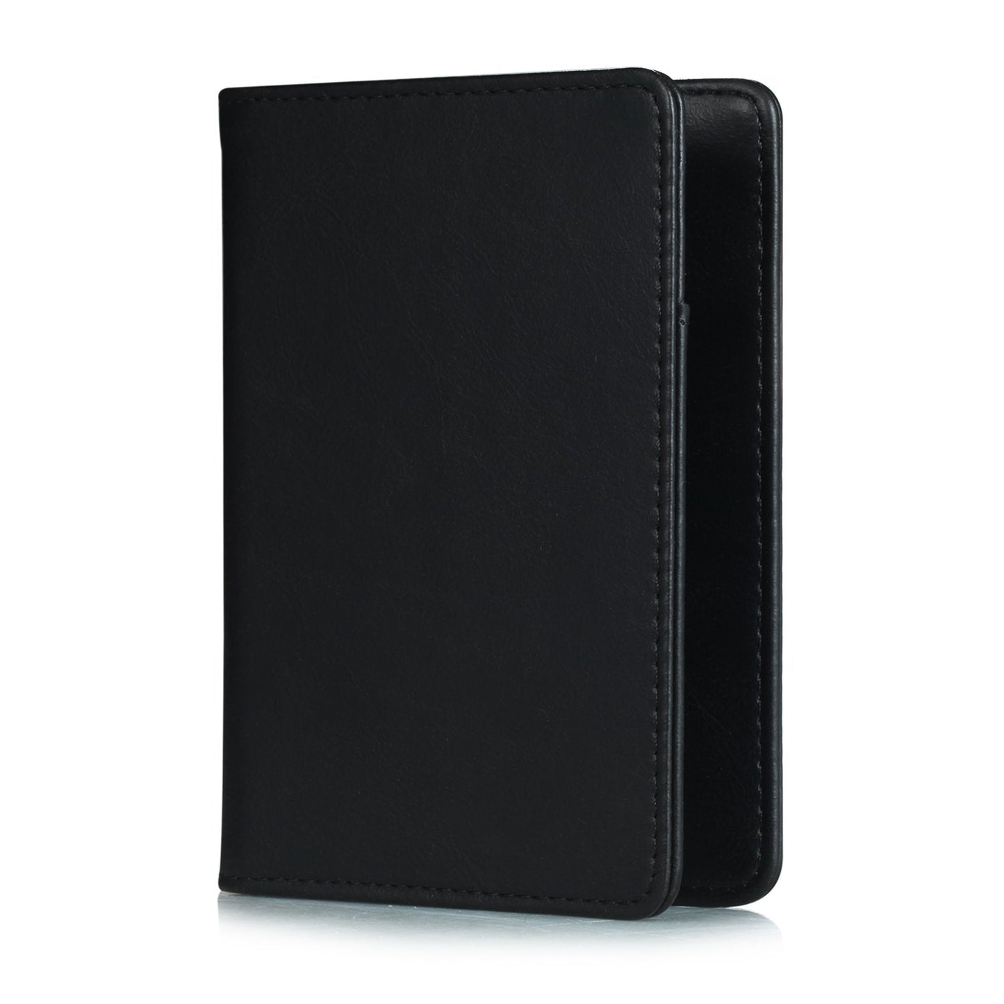 EpicGadget RFID Blocking Premium Leather Passport Holder Travel Wallet Cover Case (Black)