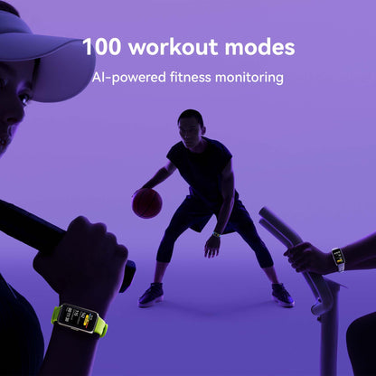 HUAWEI Band 10 Smartwatch up to 14 Days Battery Life, iOS & Android, Average Sleep HRV and Sleep Insights with an AI-powered Fitness Monitoring Tracker, Sleep Breathing Awareness, Fast Charging, Black