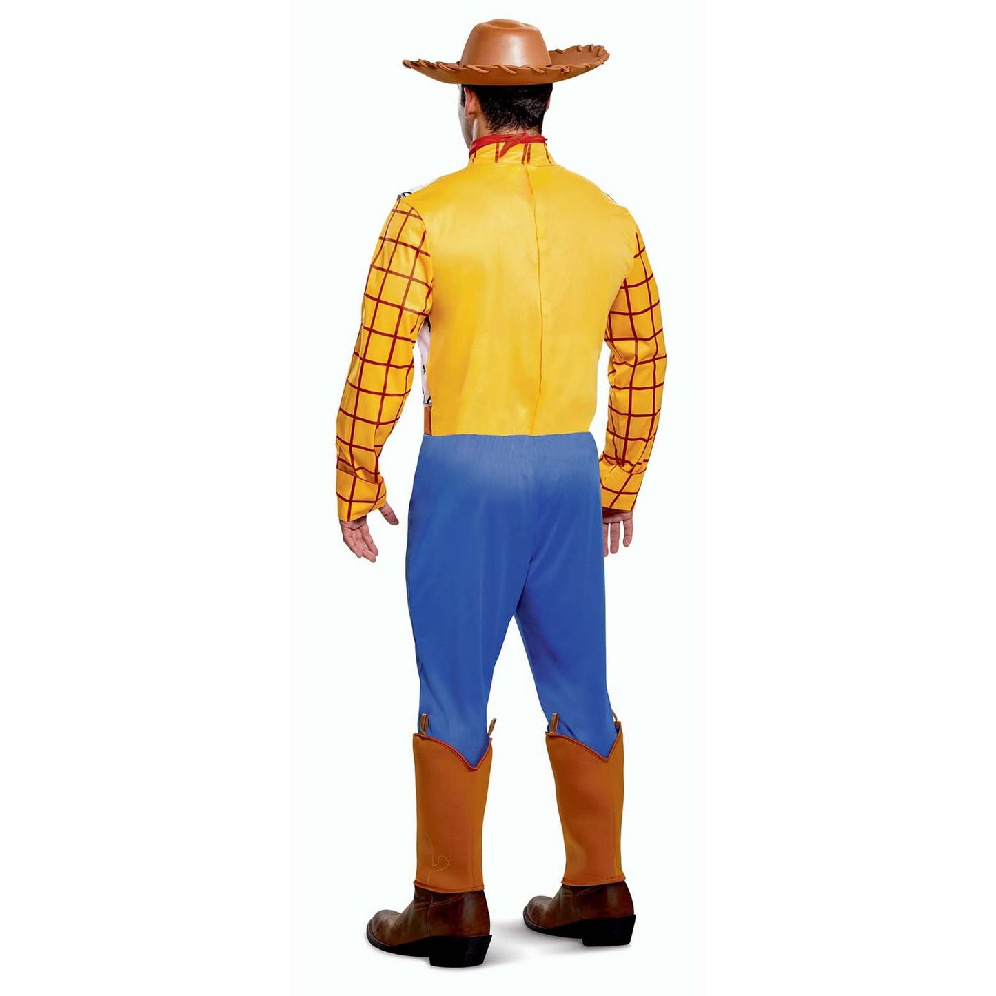 Disguise Men's Disney Pixar Toy Story and Beyond Woody Classic Costume, Yellow/Black/White/Brown, X-Large