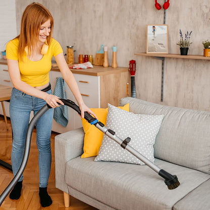 2 Pcs Black Round Dust Brush 1.25'' Vacuum Hose 25mm Horse Hair for Most Vacuum Cleaners Accessories