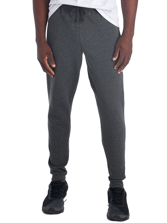 Jerzees Men's NuBlend Fleece Joggers & Sweatpants, Joggers-Heather Black, Large