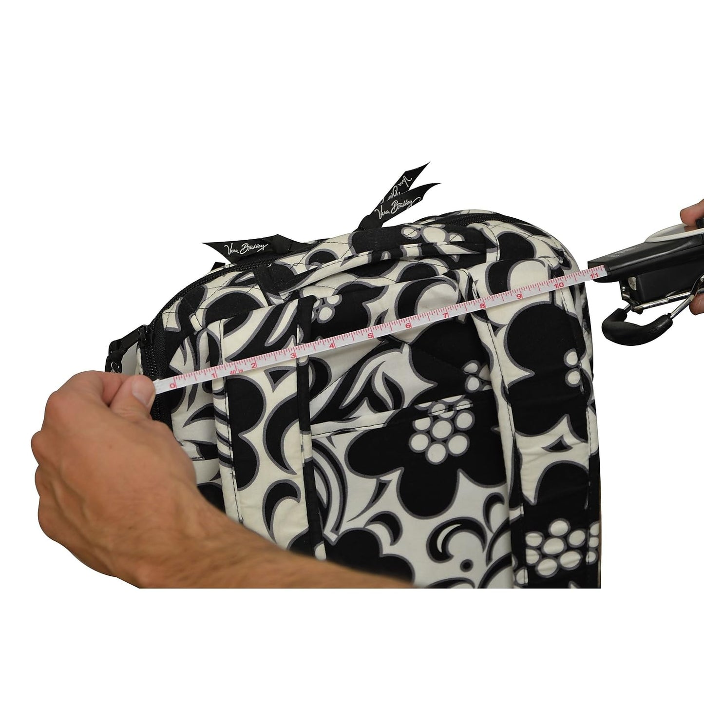 GoGreen Power (TR1300BK) Analog Luggage Scale with Hook, Analog Weighing Scale for Luggage with Built-in Measuring Tape, Weighs Luggage Up to 80 lbs / 36.28 kg, Black