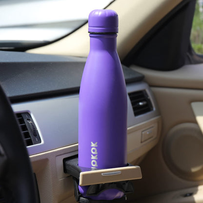 BJPKPK 17oz Insulated Stainless Steel Water Bottles,Sports Water Bottles Keep Cold for 24 Hours and Hot for 12 Hours,BPA Free for Travel,Navy blue