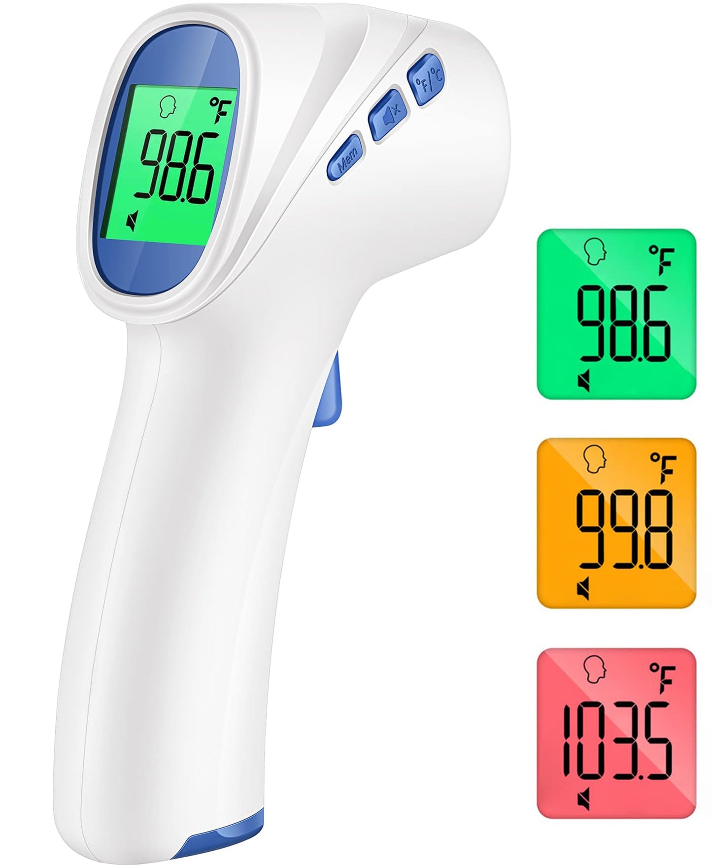 Forehead Thermometer for Adults and Kids, FSA HSA Eligible, Digital Baby Thermometer with Fever Alarm, Fast Accurate Results, Home Medical & Nurse Essentials