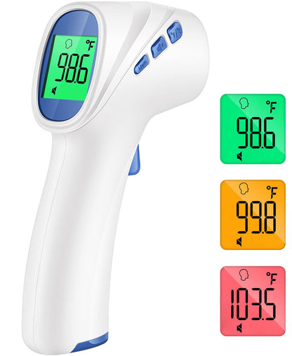 Forehead Thermometer for Adults and Kids, FSA HSA Eligible, Digital Baby Thermometer with Fever Alarm, Fast Accurate Results, Home Medical & Nurse Essentials