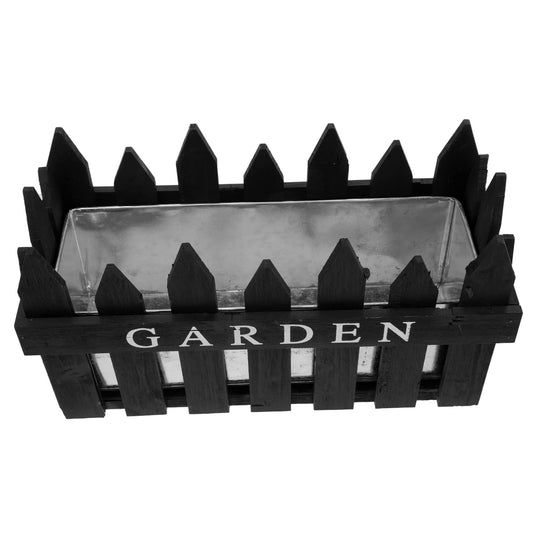 Abaodam Fence Flowerpot Durable Decorative Planting Box for Garden Home Decor Sturdy Easy to Clean Housewarming Finish