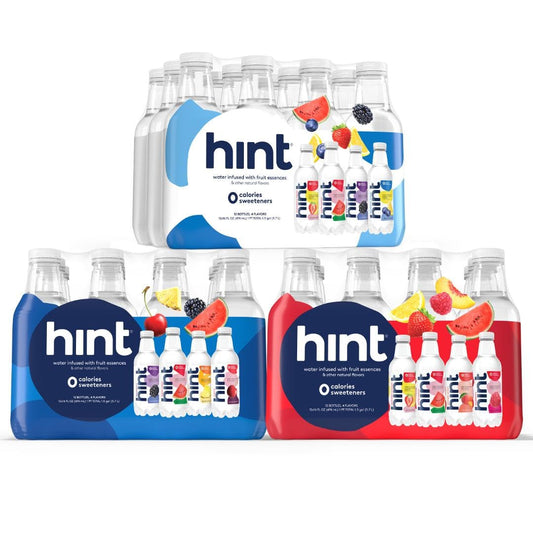 Hint Bottled Water, Best Sellers Variety Pack Bundle - Purified Flavored Water with Zero Calories, Sugar Free, Natural Flavors - 16 Fl Oz (Pack of 36)