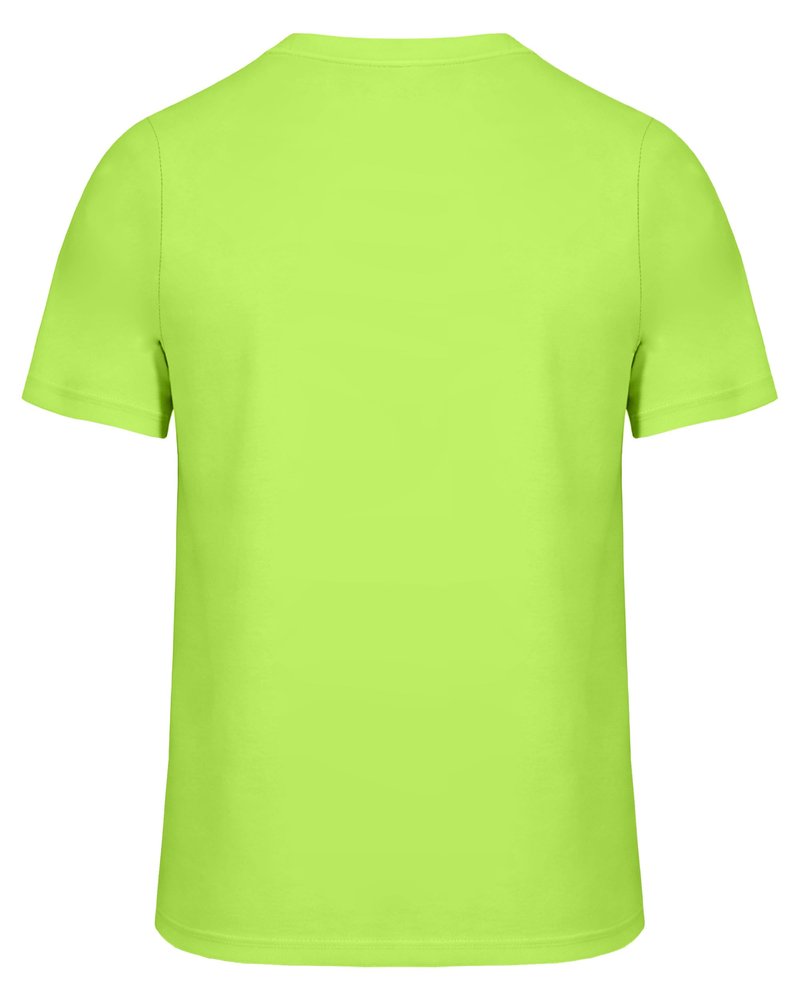 Boys' UPF 50+ Swim Shirt, Kids Short Sleeve Rash Guard, Toddler to Youth UV Sun Protection Athletic Sports Neon T Shirt Undershirt