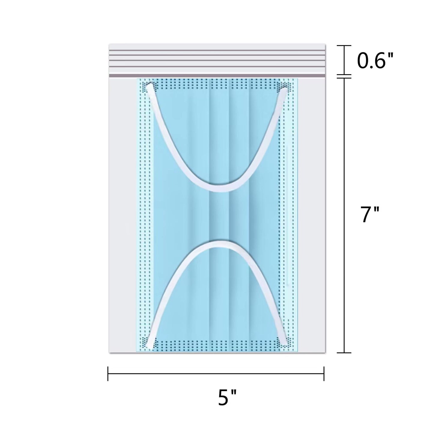 Clear Resealable Zipper Poly Bags - 300pcs, 5" x 7", Self-Lock Plastic Bags, Reclosable, 2 Mil A6 Cards Envelopes, Storage & Crafts, Candy Packaging (12 Sizes)