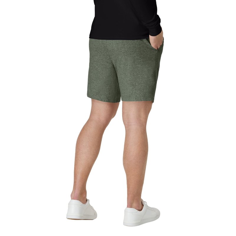 Hanes Mens Jersey Cotton With Pocket Workout-and-training-shorts, Camo Green Heather, 4X-Large US