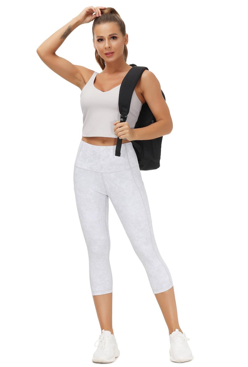 Women’s Longline Sports Bra Wirefree Padded Medium Support Yoga Bras Gym Running Workout Tank Tops (Light Grey, Small, s)