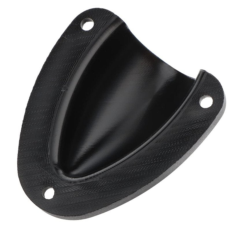 VTurboWay 4 Pcs Nylon 2-1/2" Marine Wire Cable Vent Cover, Clamshell Vent for Boat, Smooth Edge Thickness 1/8", Wire Vent Cover, Clamshell Vent, Free Installation Screws