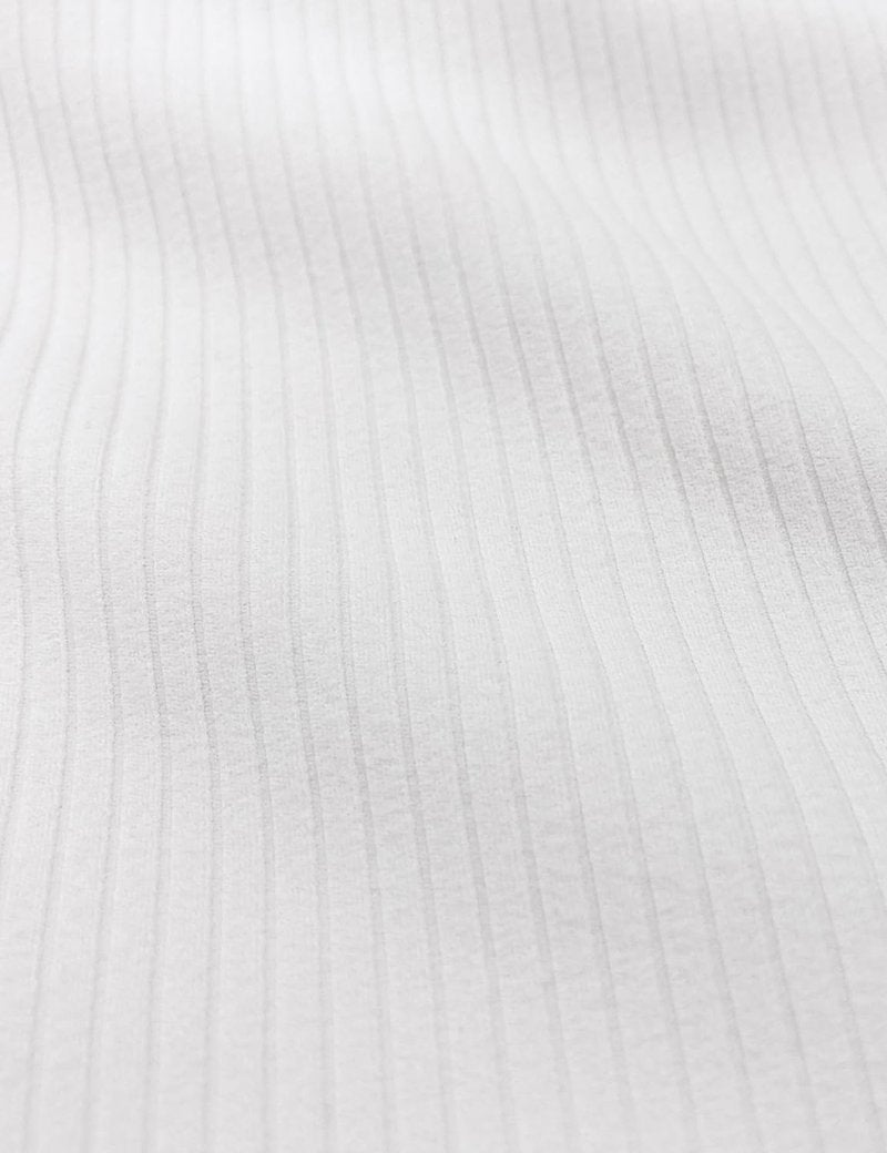 HeyNuts Zeal Longline Ribbed Sports Bras for Women, Medium Impact Wirefree Yoga Tank Tops Criss Cross Back Crop Tops Workout Bras White M