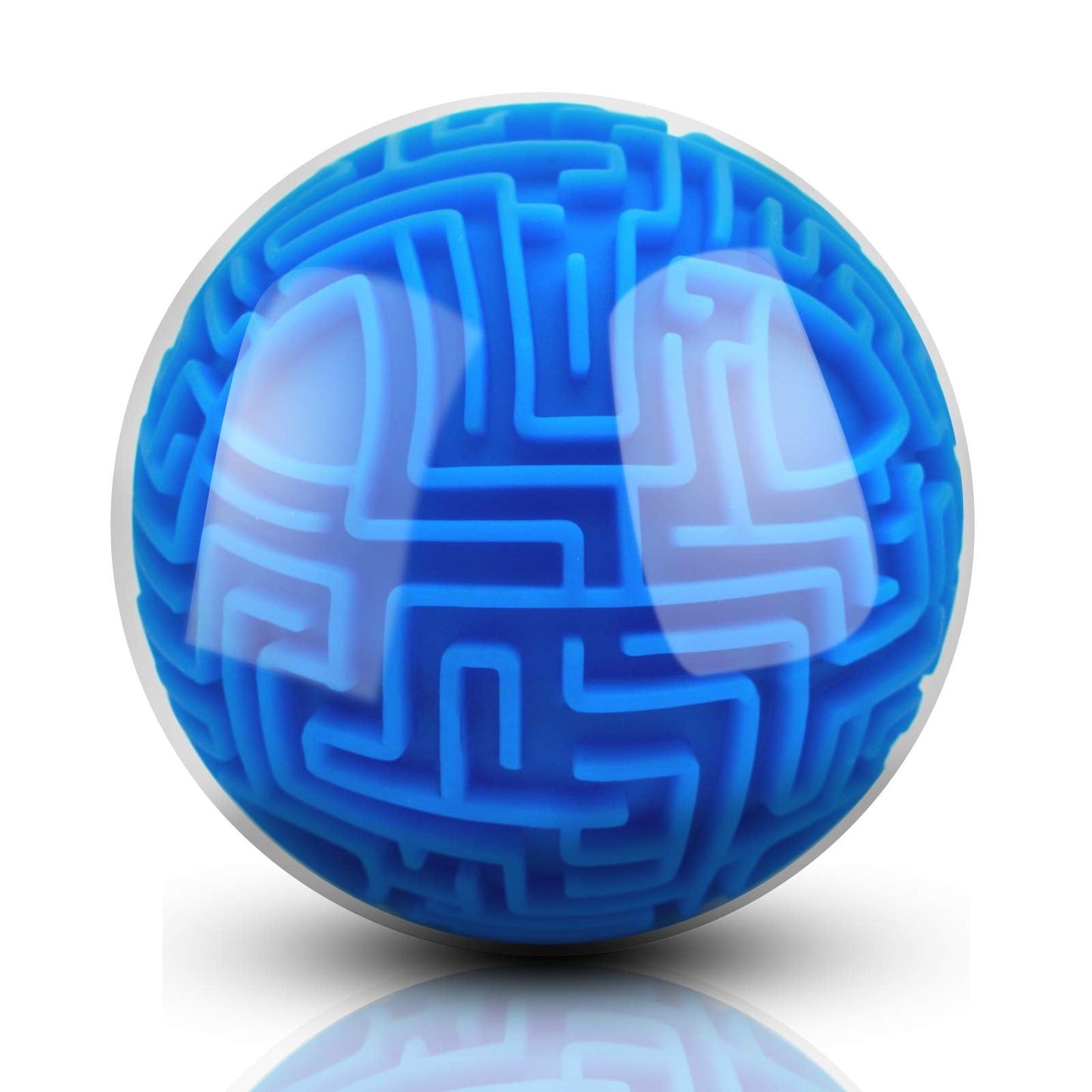 3D Puzzle Maze Ball Games, Memory Game Brain Teasers Mind Gravity Maze for Kids Teens and Adults, Fun Travel Toys for Boys Girls Gifts Stocking Fillers for Teenage (Blue)