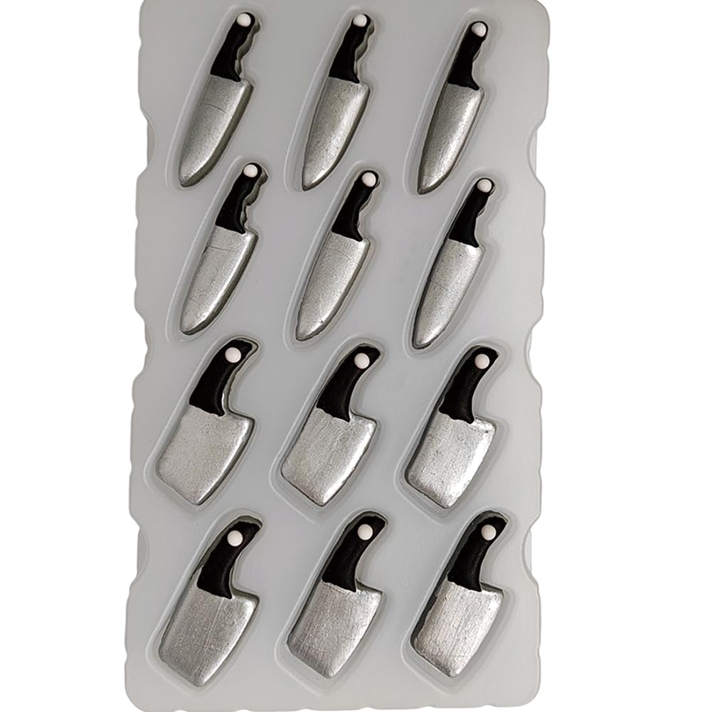 Edible Halloween Sprinkles for Cake Decorating, Edible Knives Cupcake Toppers for Cake, Cookies, Cupcakes, Baking, Ice Cream Desserts Supplies