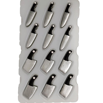 Edible Halloween Sprinkles for Cake Decorating, Edible Knives Cupcake Toppers for Cake, Cookies, Cupcakes, Baking, Ice Cream Desserts Supplies