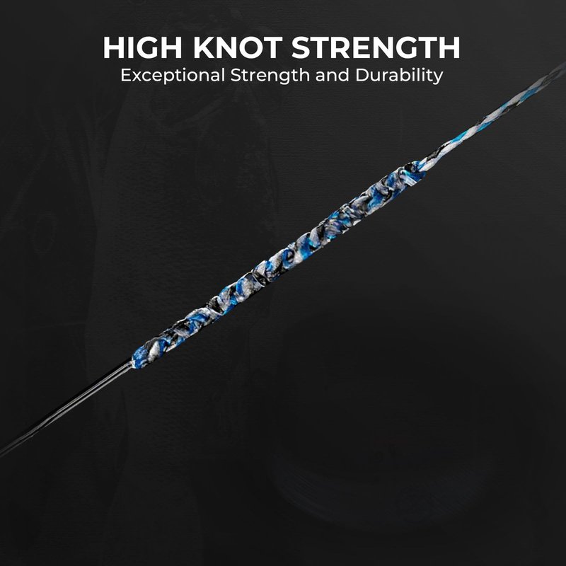 KastKing Superpower ColorShield Braided Fishing Line, Blue Smoke, 65LB, 150Yards, X4