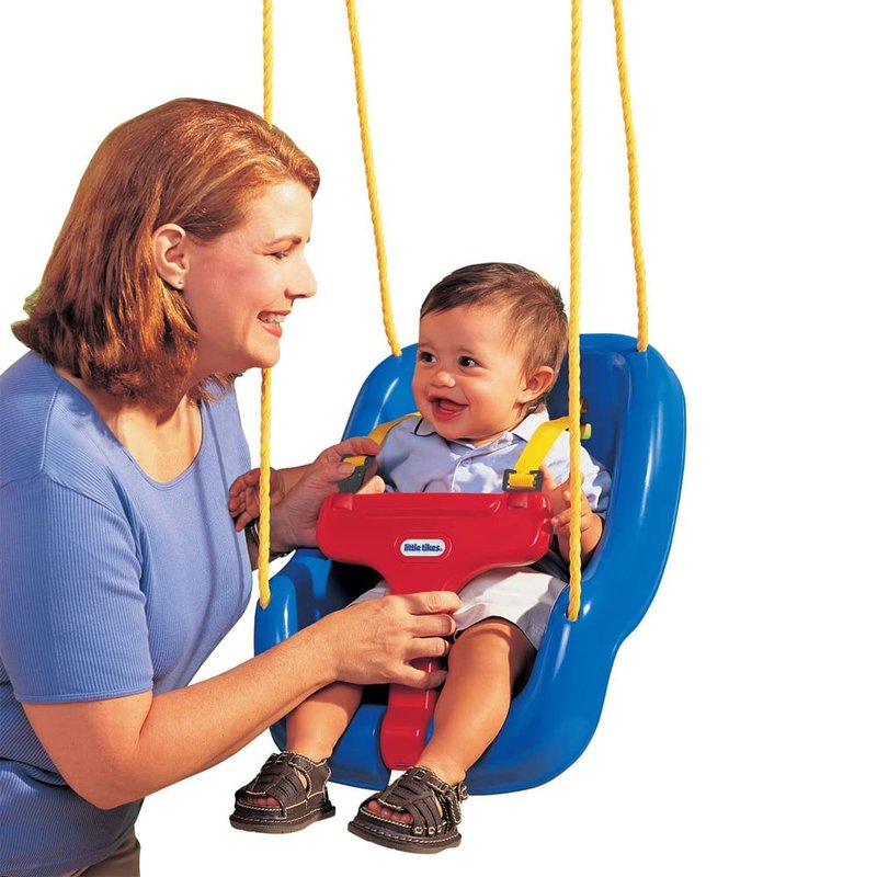 Little Tikes 650727M 2-in-1 Snug 'n Secure Swing 4pk Magenta