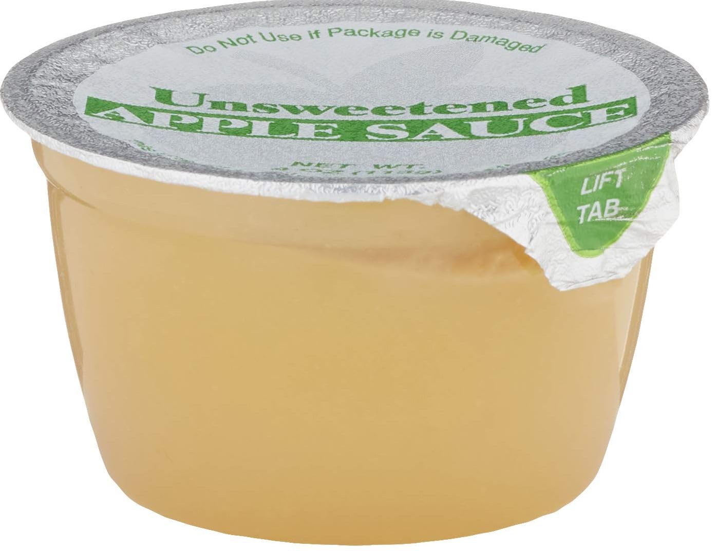 Amazon Grocery, Unsweetened Apple Sauce, 4 Oz, Pack of 6 (Previously Happy Belly, Packaging May Vary)