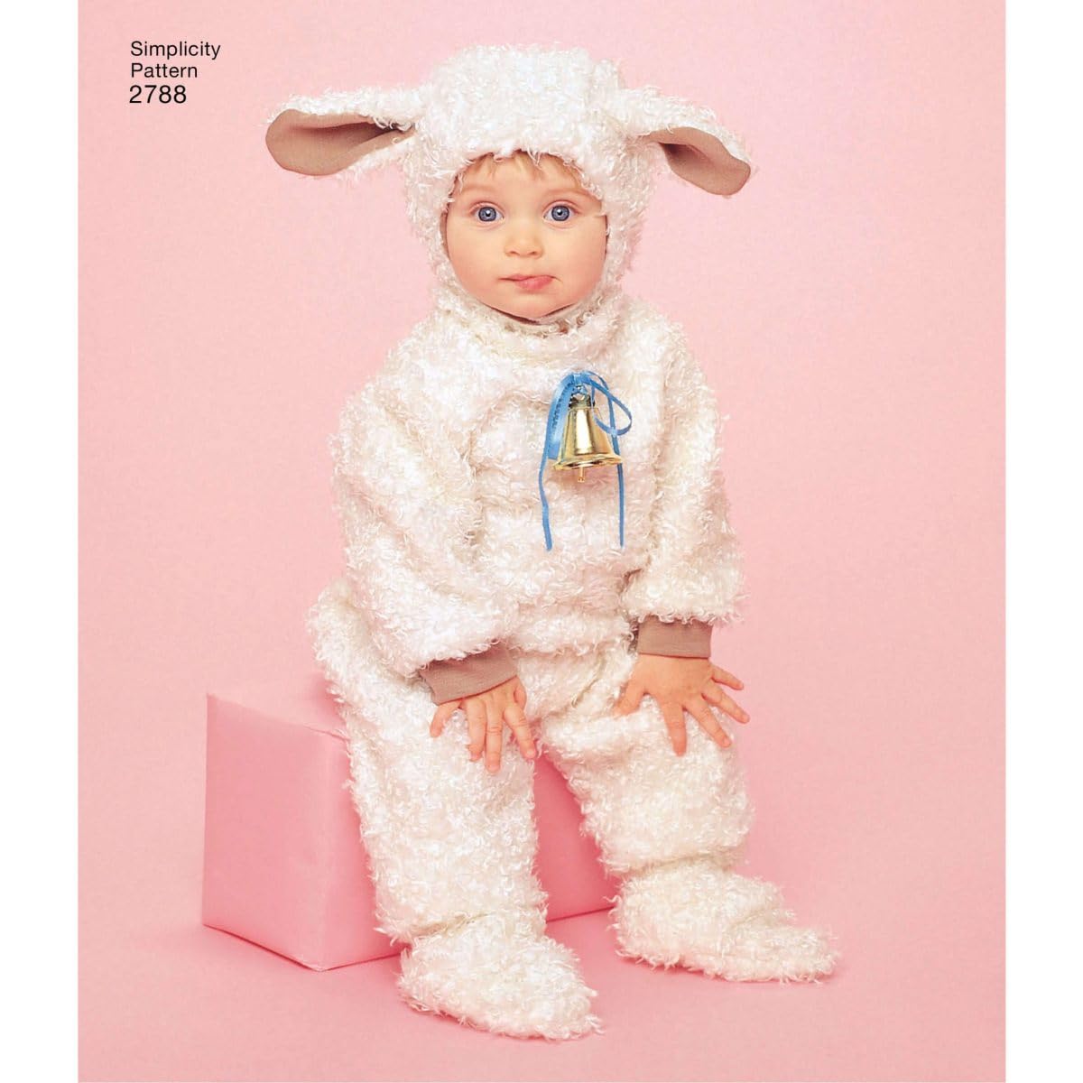 Simplicity 2788 Lamb, Chick, Witch, Pumpkin and Lady Sewing Pattern for Toddlers Halloween Costume, Sizes A 1/2-4