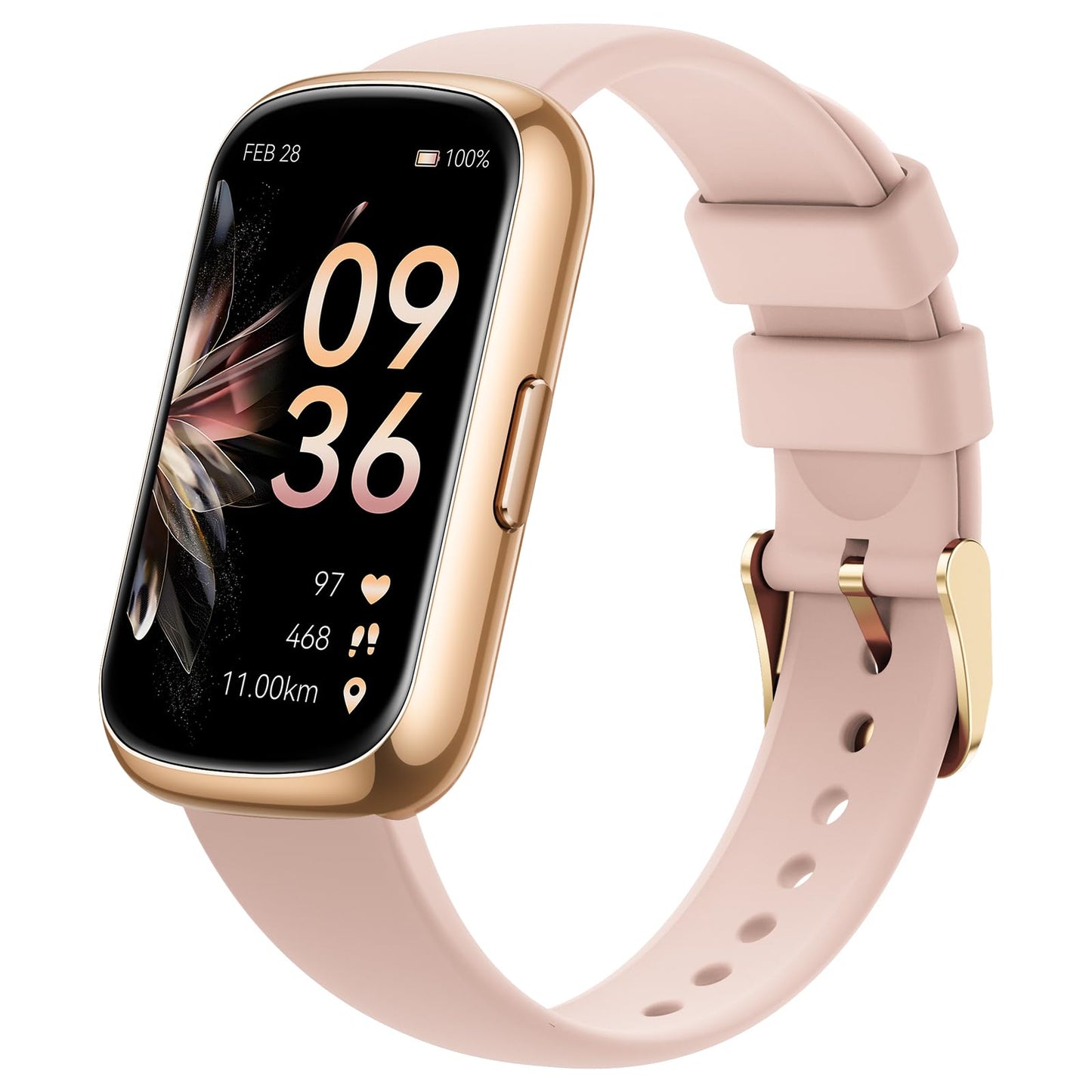 Health Fitness Tracker for Women Men: 24H Heart Rate Monitor Activity Trackers Blood Oxygen Sleep Step Calorie Tracking 5ATM Waterproof Fitness Smart Watches for Woman Compatible with iPhone Android