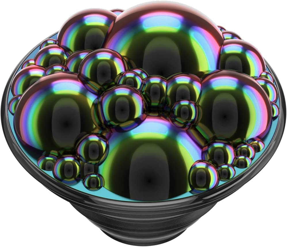 PopSockets Phone Grip with Expanding Kickstand, Adhesive Grip - PopOut Bubbly Oil Slick