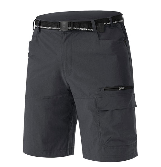 TACVASEN Mens Shorts Casual Golf Dress 10" Summer Cargo Travel Shorts Lightweight Quick Dry Water Resistant Hiking Fishing Dark Gray 40