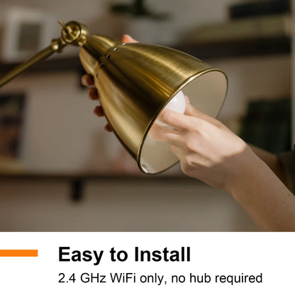 ANTELA Smart Bulb E14 Alexa Light Bulb A60 7W 806LM LED RGB Dimmable Bulb, 2700K-6500K Warm and Cool White, Smart Life App Control, Compatible with Google Home, 2PCS