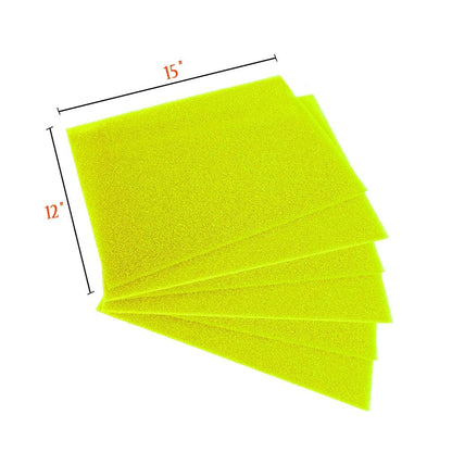 Dualplex® Fruit & Veggie Life Extender Liner for Fridge Refrigerator Drawers, 12 x 15 Inches (6 Pack) – Extends The Life of Your Produce Stays Fresh & Prevents Spoilage, (Yellow)