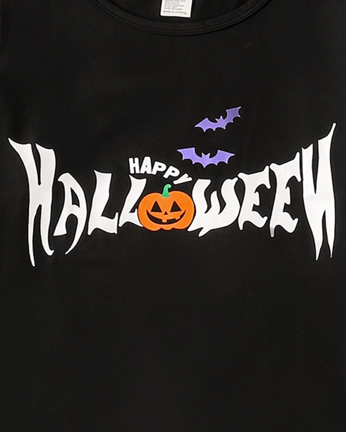 VENTELAN Women's Halloween Pajama Set Soft Lounge Sets Long Sleeve Sleepwear Holiday 2 Piece Pjs Loungewear,Halloween Black,3XL
