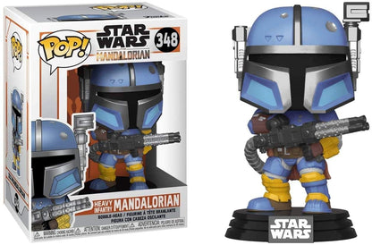 Funko POP! Star Wars: the Mandalorian - Big Tom - Heavy Infantry Mandalorian - Collectable Vinyl Figure - Gift Idea - Official Merchandise - Toys for Kids & Adults - TV Fans