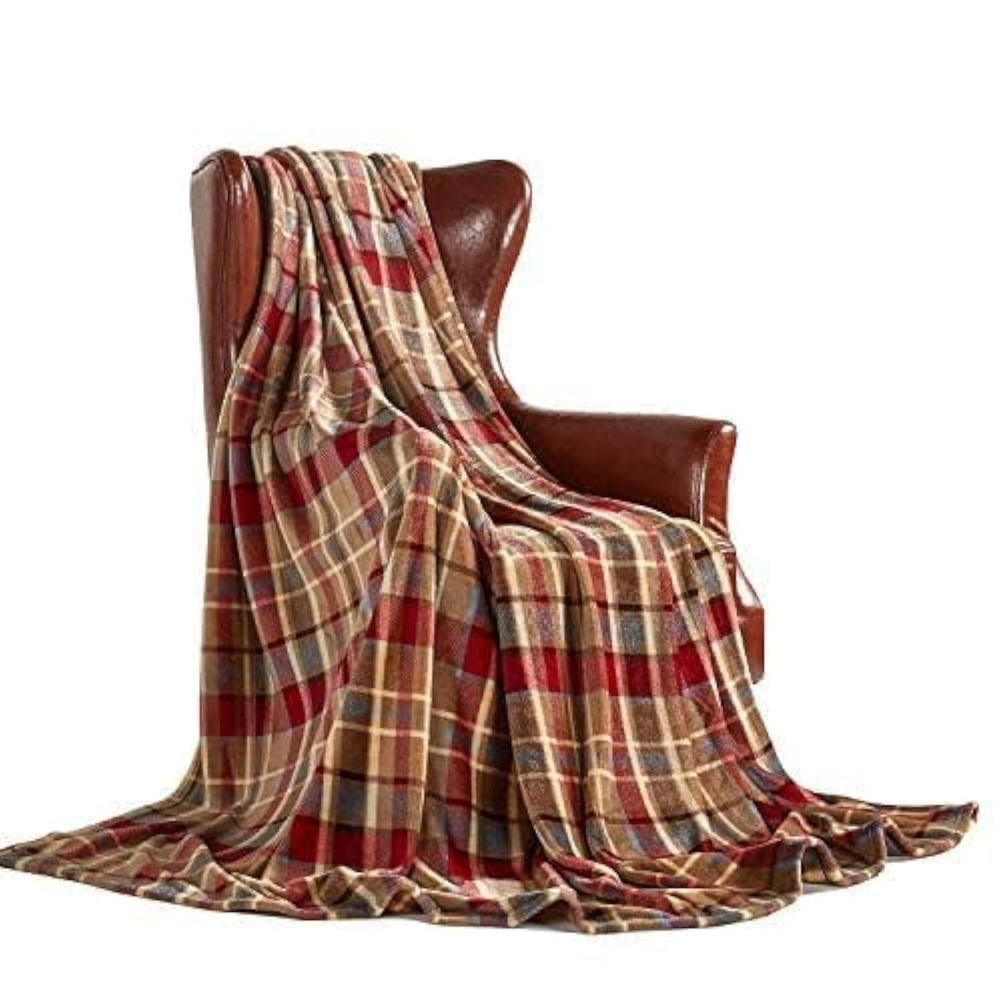 MERRYLIFE Throw Blanket Plaid| Ultra-Plush Soft Colorful | Decorative Couch Travel Love Urban Throw Blanket(40" 50", Love Urban)