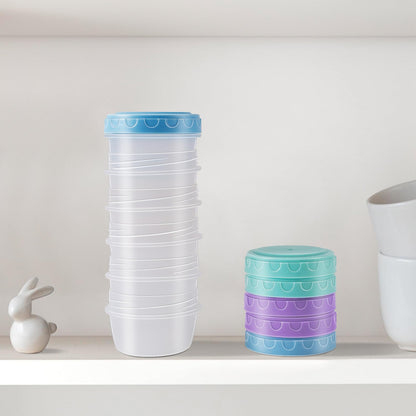 6 Pack 2.7 OZ Salad Dressing Container to Go with lids,Dishwasher and Microwave Safe Tiny Condiment Containers with Graduated Lines, Reusable and Leakproof Small Sauce Containers for Lunch Box