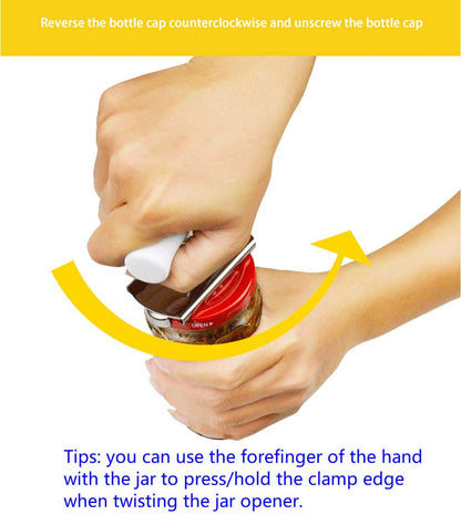 Jar Opener,Can Open Bottle Top Openers for Seniors,Arthritis,Weak Hands,Lid Gripper Manual Tool Effortless Opening Jars Easy Adjustable Large Remover for Kitchen Glass Jar Wrench Twist Grip