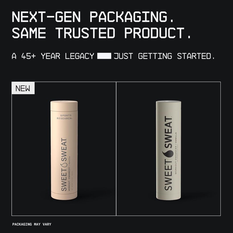 Sweet Sweat Workout Enhancer Gel - Boost Exercise Performance & Sweat Faster | 6.4oz Stick