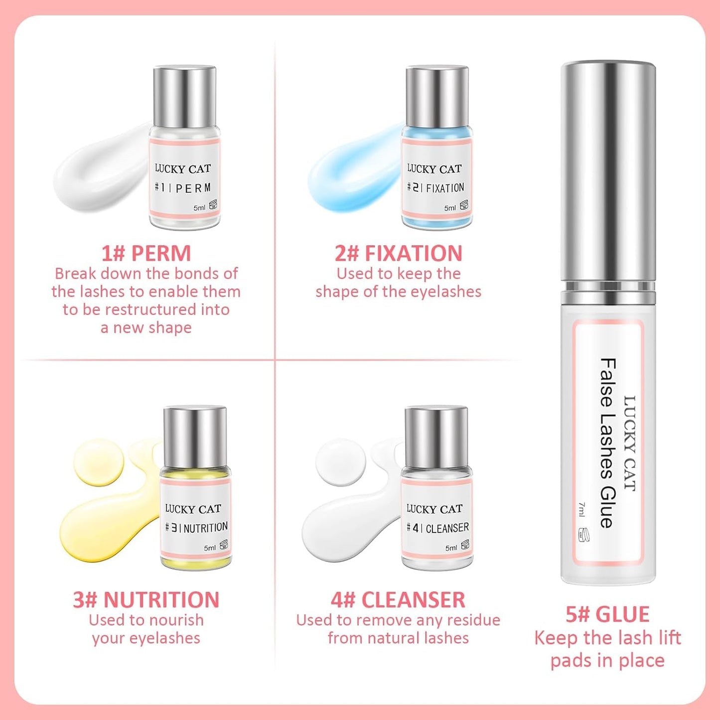 Lash Lift Kit Eyelash Perm Kit Professional Lash Lift for Perming,Curling and Lifting Eyelashes| Salon Grade Supplies for Beauty Treatments|Includes Eye Shields|Pads and Accessories