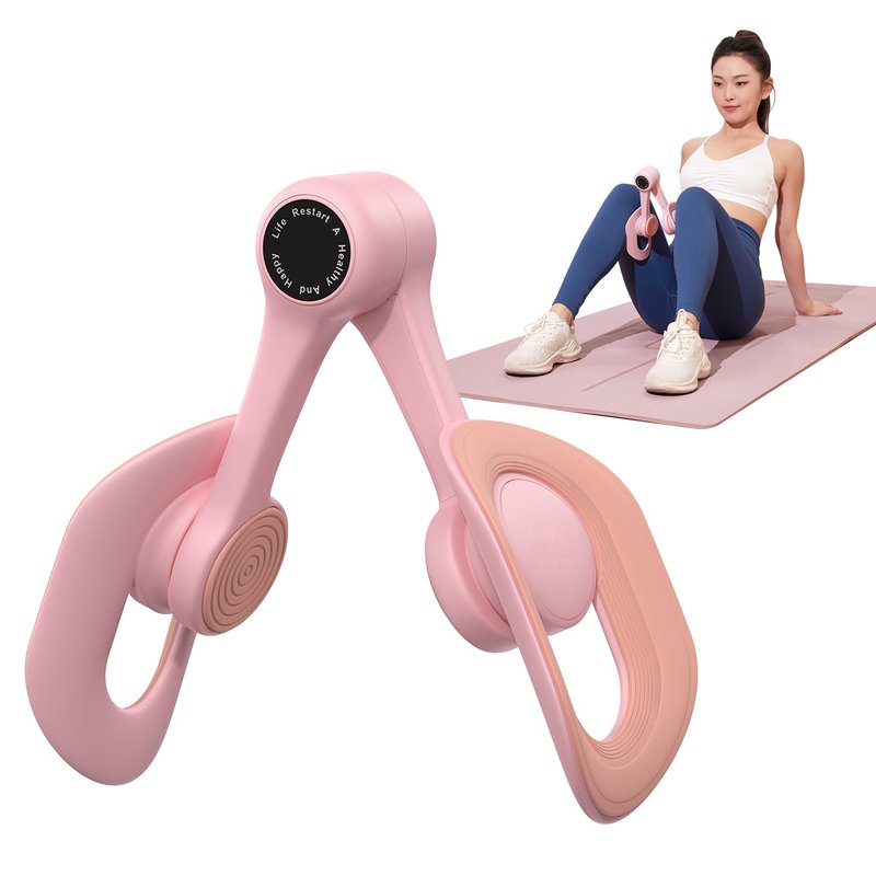 MERACH Thigh Trainer, Pelvic Floor Muscle Trainer, Inner Thigh Exercise Workout Equipment for Home Gym, Pelvic Floor Strengthening Women(Pink)