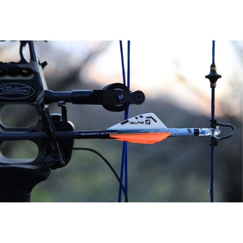 NEW Archery Products Thunderglo Compound Bow LED Illuminated Auto Turn-On Arrow Nocks - Blue (6 Pack)
