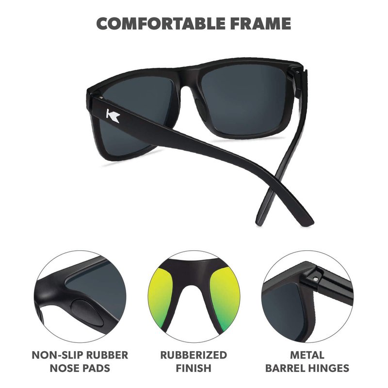 Knockaround Torrey Pines Sport Polarized Sunglasses for Men & Women - UV400 Protection - Running