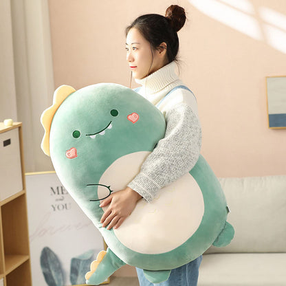 Kekeso Dinosaur Plush Hugging Pillow Cute Stuffed Animal Plush Toy Throw Pillow (Dinosaur, 45cm/17.71in)
