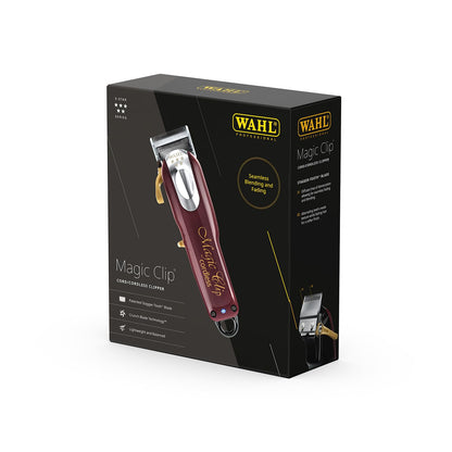 Wahl 5 Star Cordless Magic Clip, Professional Hair Clippers, Pro Haircutting Kit, Clippers for Blunt Cuts, Adjustable Taper Lever, Crunch Blade, Cordless, Lightweight, Barbers Supplies