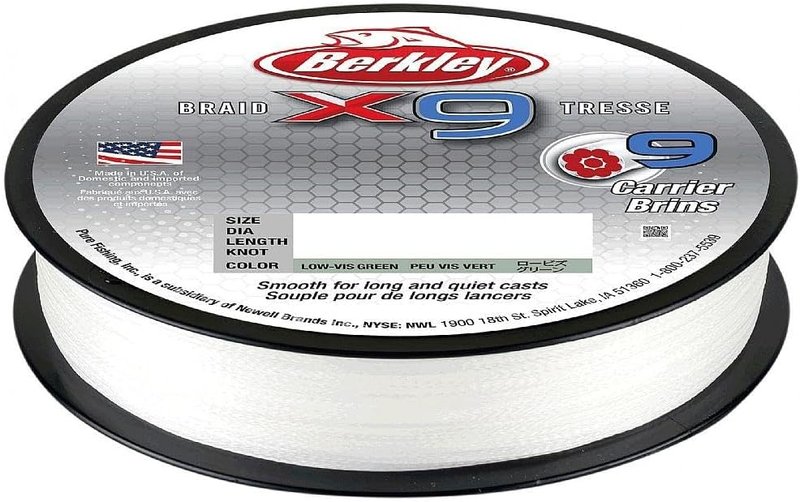 Berkley X9 Braid Fishing Line - Durable, High-Performance Fishing Line | 150 Yards, 30 lb Test