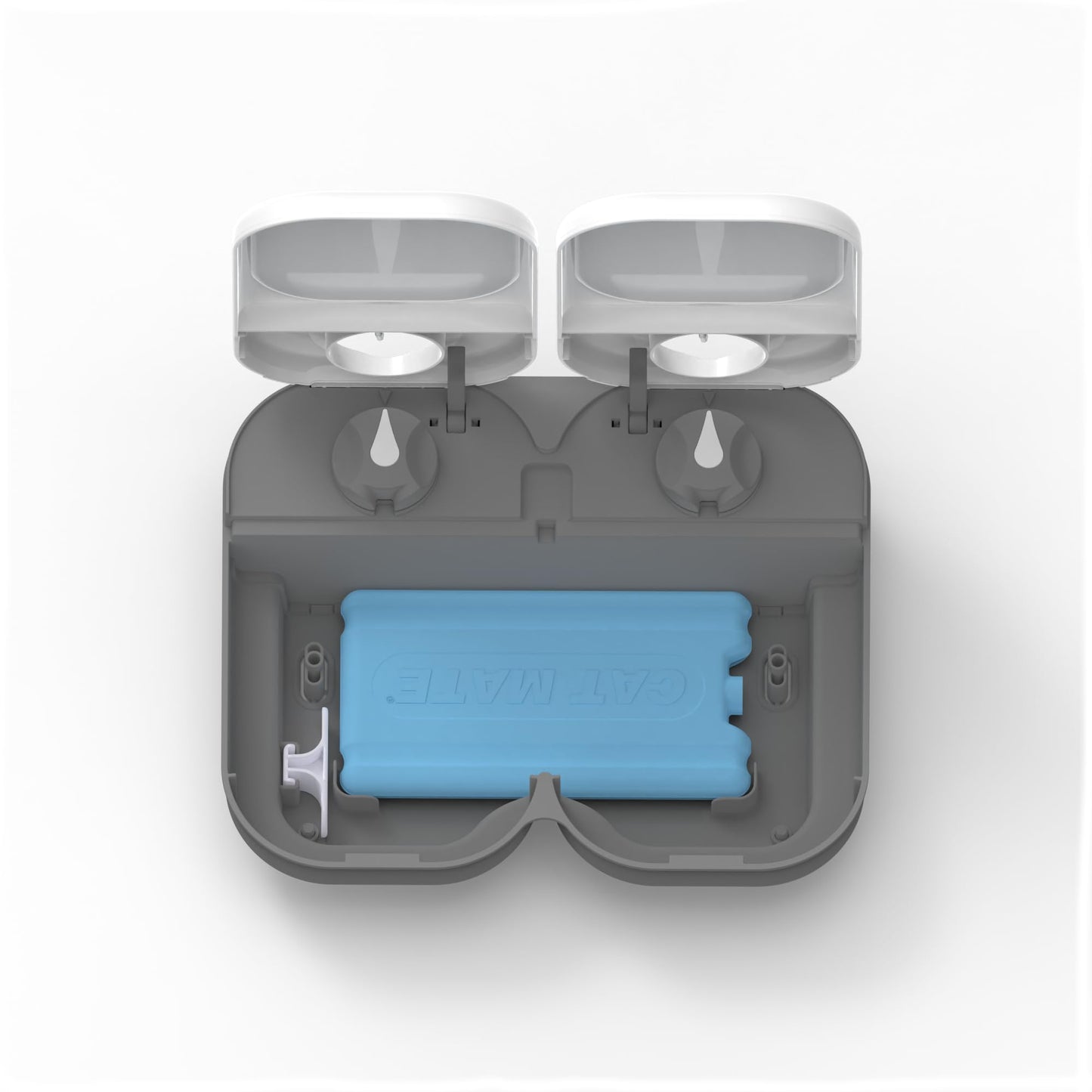 Cat Mate C200 2-Meal Automatic Pet Feeder for Cats and Small Dogs with Ice Pack