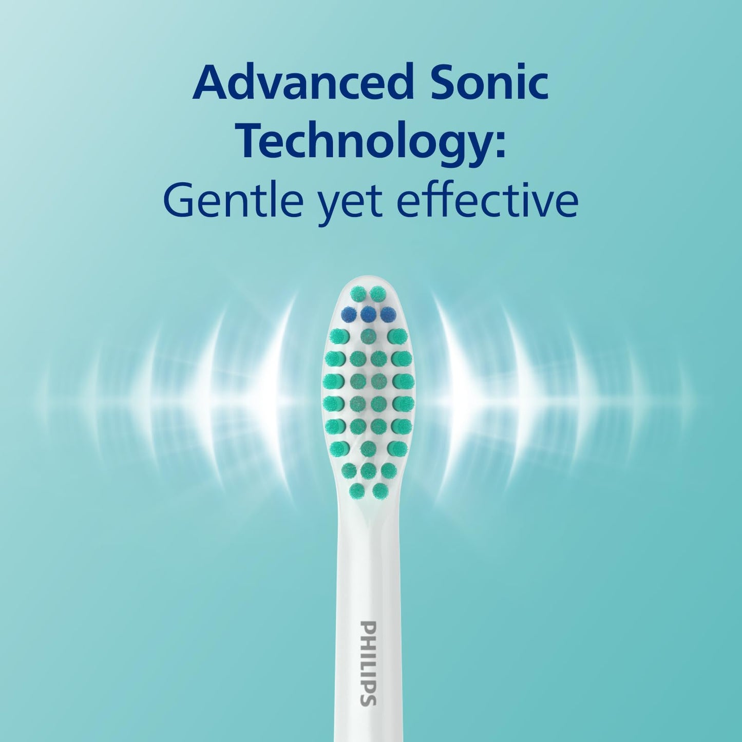 Philips Sonicare 3100 Series Electric Toothbrush, Sonic Toothbrush, Pressure Sensor and Timer, Black, HX3671/14