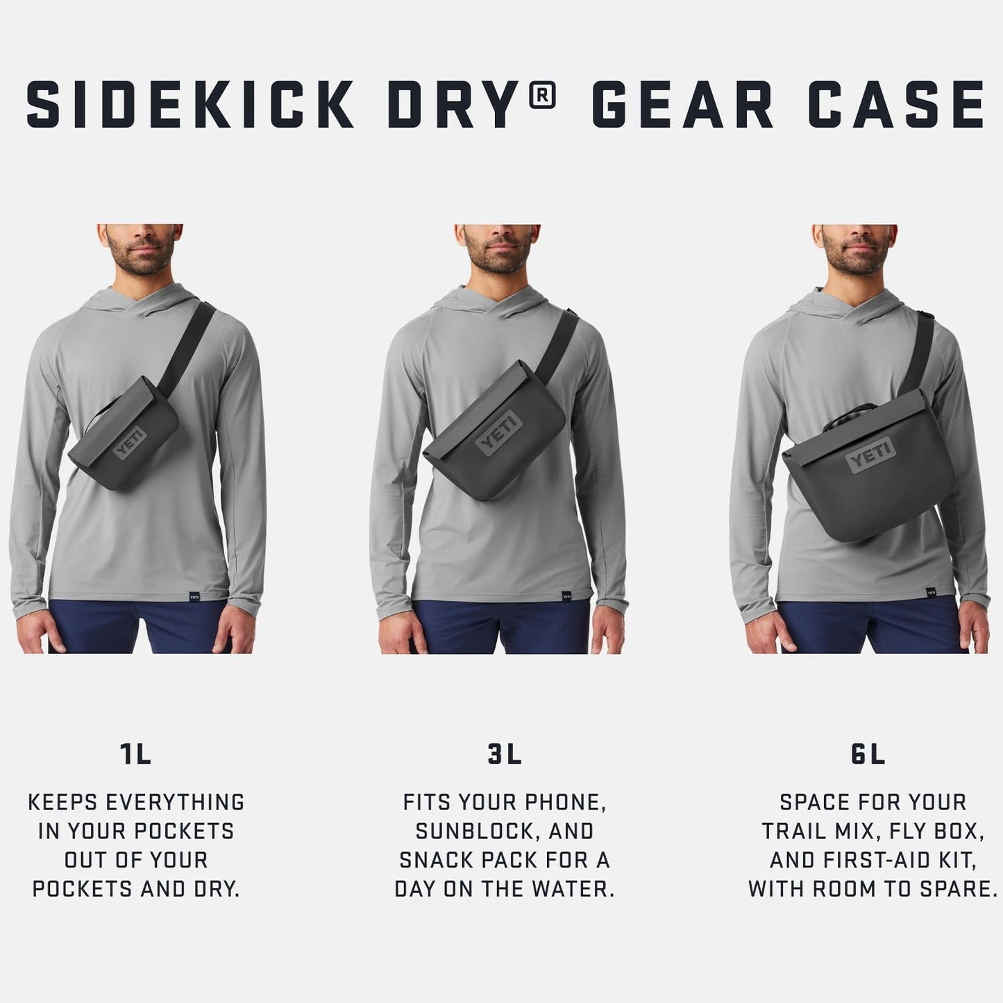 YETI Sidekick Dry 6L Gear Case, Classic Navy