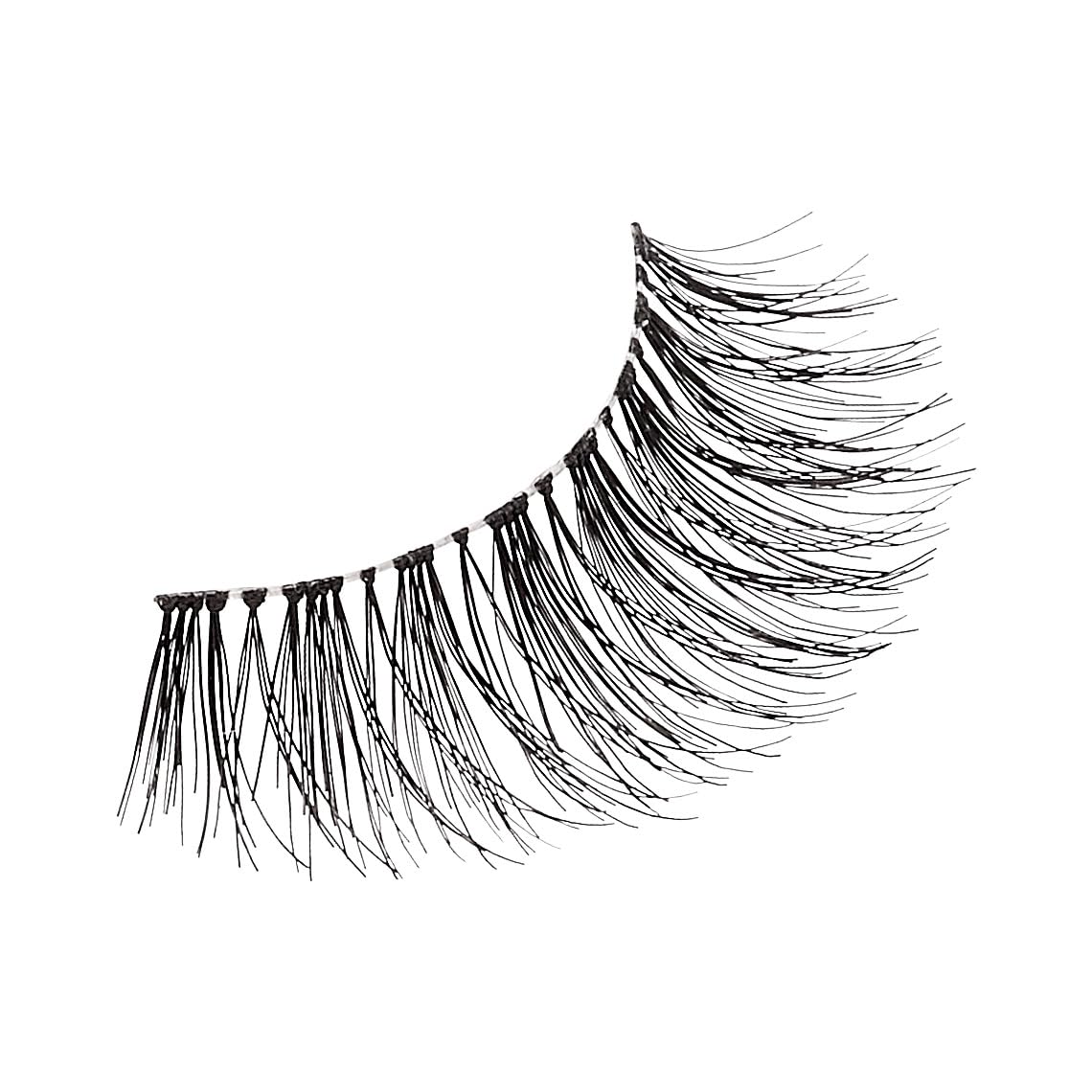 KISS So Wispy Fake Eyelashes Multipack #09, Easy-To-Apply Lightweight False Eyelashes, 100% Cruelty-Free Natural Human Hair, Reusable and Contact Lens Friendly, 5 Pairs Black