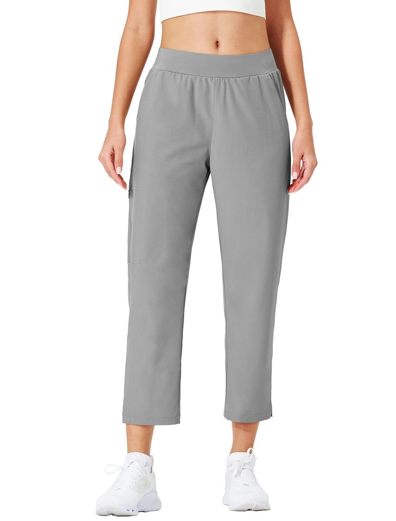 Ksmien Women's Golf Pants Lightweight High Waisted 7/8 Ankle Pant with 4 Pockets for Athletic Lounge Travel Work