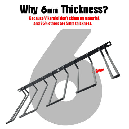 2 Pack Drill Holder, Power Tool Organizer Wall Mount, 80lb Heavy Duty Bearing Capacity Garage Storage, 4 Cordless Metal Shelf, Utility Storage Rack for Dewalt Cordless Tools Father Day Gifts