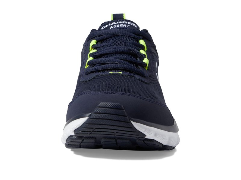 Under Armour Men's Charged Assert 9, (404) Midnight Navy/Yellow Ray/White, 15